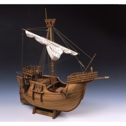 画像1: ウッディジョー (NO.650) 1/30 カタロニア船 木製模型 組立キット 
