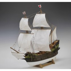 画像1: ウッディジョー (NO.162) 1/80 サン・ファン・バウティスタ 木製模型 組立キット 