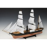 ウッディジョー (NO.184) 1/120 黒船 サスケハナ（展帆タイプ） 木製模型 組立キット 