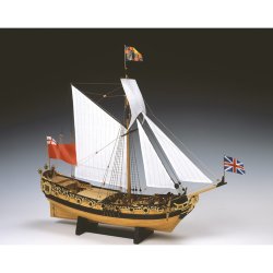 画像1: ウッディジョー (NO.652) 1/64 チャールズヨット 木製模型 組立キット 