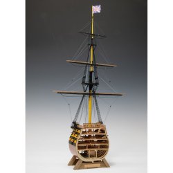 画像1: ウッディジョー (NO.663) 1/160 ビクトリー カットモデル（帆なし）木製模型 組立キット 