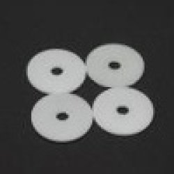 画像1: クエスト QH0072-01 (CA30/50/E6-550/600用) ナイロンワッシャー4ｘ18ｘ1【メーカー直送になります】  