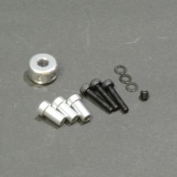 画像1: クエスト QH0089S スタンダードテールセンターハブ（シルバー）【メーカー直送になります】  