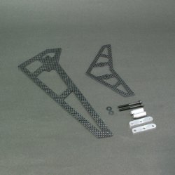 画像1: クエスト QH0083 カーボン尾翼セット（NeoCA30）【メーカー直送になります】  