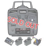 フタバ (035777)  電動カー用 T4YWD (R214GFE 受信機+Ｕ300サーボx2付+アンプ:MC340CR付) セット  