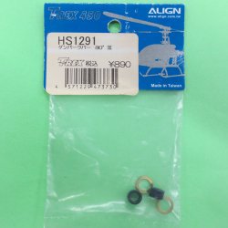 画像1: ALIGN  HS1291  450SE V2/Sport/Sport V2/Pro/Pl用 ダンパーラバー　80°黒   【ネコポス便対応】  