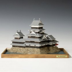 画像2: ウッディジョー 1/250 ミニ天守シリーズ 松本城  