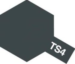 画像1: タミヤ TS-4 カラー スプレー (ジャーマングレイ)   
