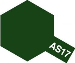 画像1: 旧価格 タミヤ AS17 エアーモデルスプレー 濃緑色 (日本陸軍)   