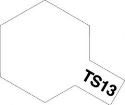 画像1: タミヤ TS-13 カラー スプレー (クリヤー つやあり)    