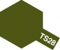 タミヤ TS-28 カラー スプレー (オリーブドラブ 2 つや消し)    