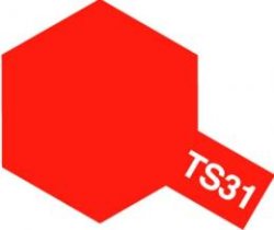 画像1: タミヤ TS-31 カラー スプレー (ブライトオレンジ つやあり)    