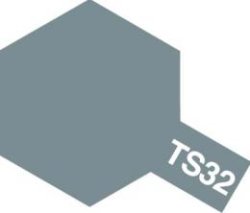 画像1: 旧価格 タミヤ TS-32 カラー スプレー (ヘイズグレイ つや消し)  