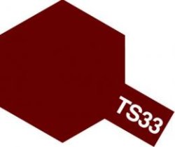 画像1: タミヤ（85033）TS-33 ダルレッド  (つや消し)  