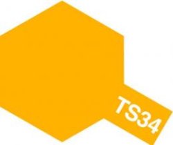 画像1: タミヤ（85034）TS-34 キャメルイエロー  (つやあり)   