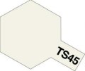 タミヤ TS-45 カラー スプレー (パールホワイト つやあり)    
