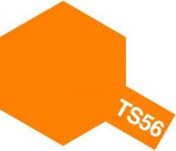 画像1: タミヤ TS-56 カラー スプレー (ブリリアントオレンジ つやあり)    