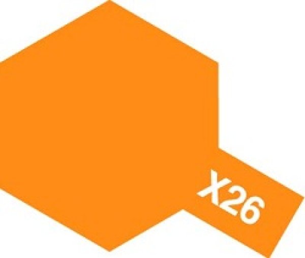画像1: タミヤ（80026）エナメル X-26 クリヤーオレンジ   (1)