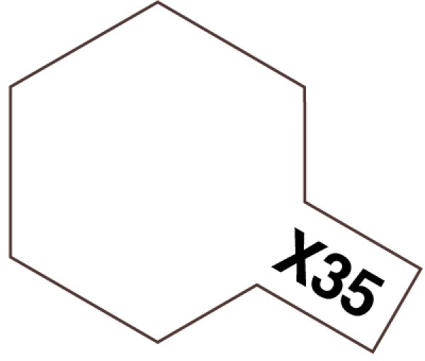 画像1: タミヤ（81535）アクリルミニ X-35 セミグロスクリヤー　　 (1)