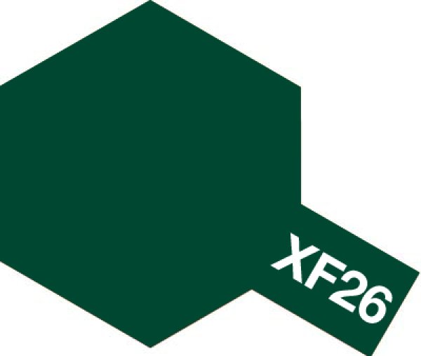 画像1: タミヤ（81726）アクリルミニ XF-26 ディープグリーン   (1)