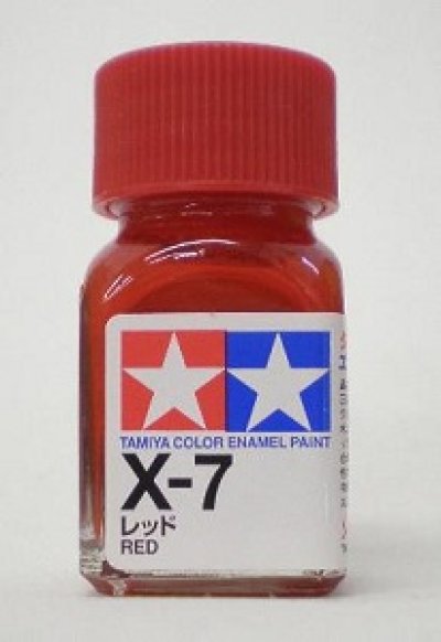画像1: タミヤ(80007)エナメル X-7 レッド