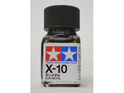 画像1: タミヤ(80010)エナメル X-10 ガンメタル