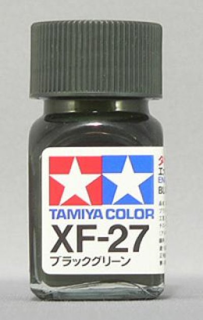 画像1: タミヤ（80327）エナメル XF-27 ブラックグリーン  