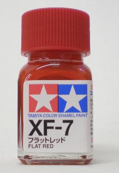 画像1: タミヤ（80307）エナメル XF-7 フラットレッド  