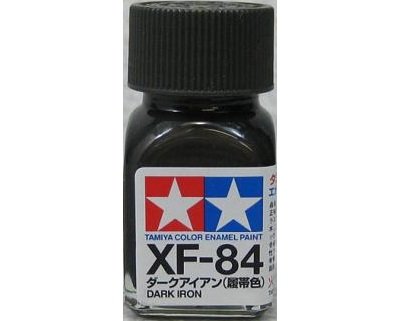 画像1: タミヤ(80384)エナメル XF-84 ダークアイアン (履帯色)