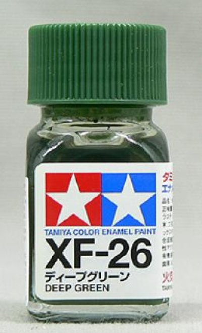 画像1: タミヤ(80326)エナメル XF-26 ディープグリーン