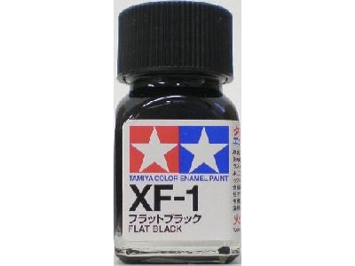 画像1: タミヤ（80301）エナメル XF-1 フラットブラック  
