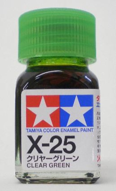 画像1: タミヤ(80025)エナメル X-25 クリヤーグリーン