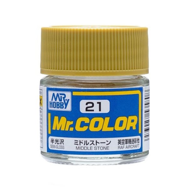 画像1: GSIクレオス (C21) Mr.カラー (ミドルストー) イギリス空軍機迷彩色 (1)