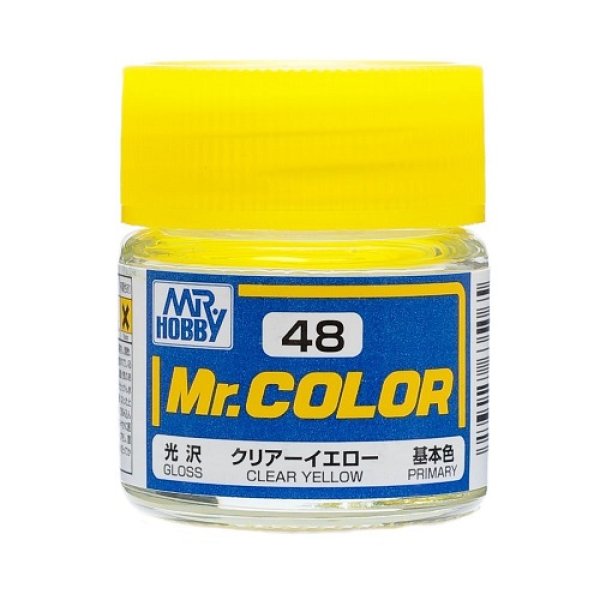 画像1: GSIクレオス (C48) Mr.カラー (クリアーイエロー)    (1)