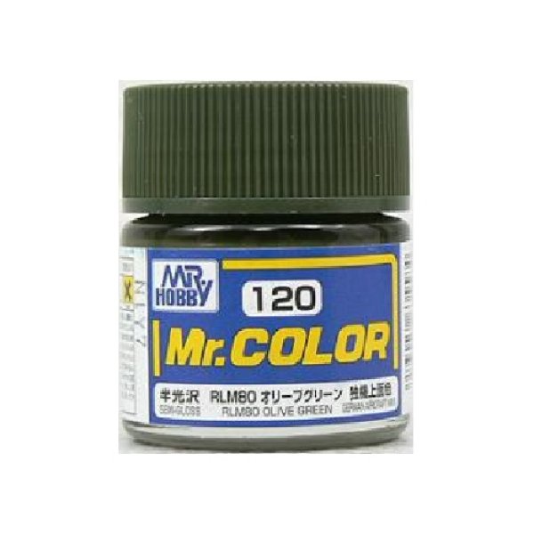 画像1: GSIクレオス (C120) Mr.カラー (RLM80 オリーブグリーン) 半光沢   (1)