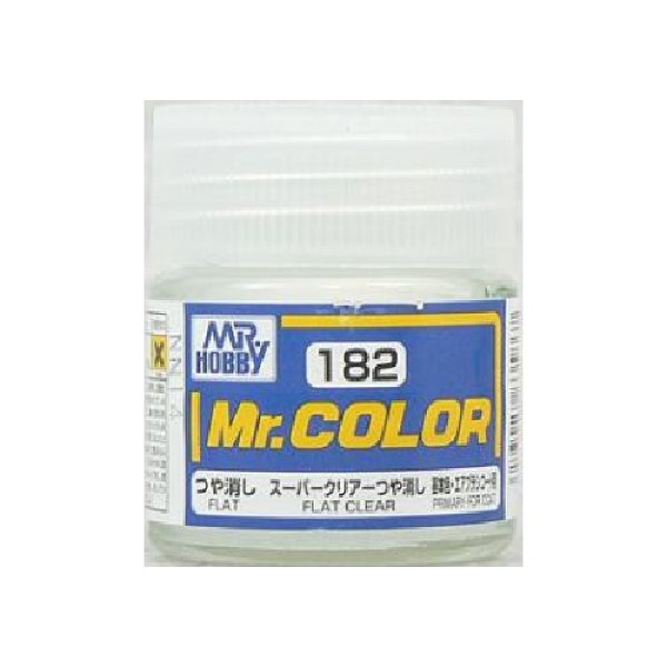 画像1: GSIクレオス (C182) Mr.カラー (スーパークリアー) つや消し    (1)