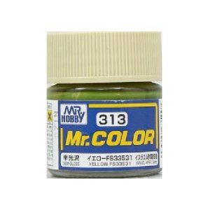 画像: GSIクレオス (C313) Mr.カラー (イエロー FS33531) 半光沢  