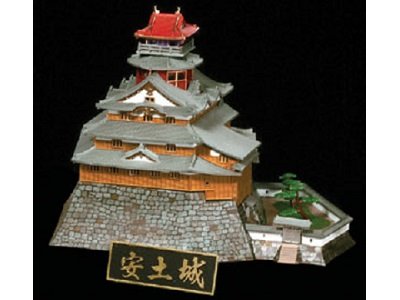 画像1: 童友社 (S26) 1/360 安土城 (日本の名城プラモデル)