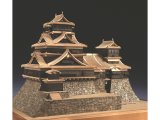 画像: ウッディジョー (NO.329) 1/150 熊本城 木製模型 組立キット  