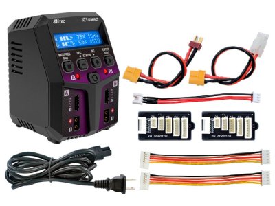 画像1: ハイテック 44297-B  [AC 充電器]  ACバランスチャージャー  X2 バーティカル コンパクト       