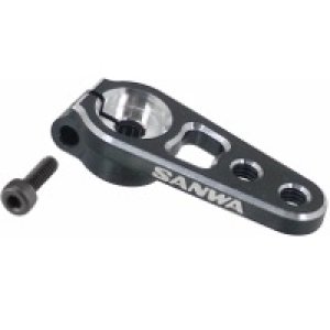 画像: サンワ (107A54261B) アルミ サーボホーン BLACK【ネコポス便対応】  