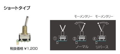画像1: フタバ  303562  (No01) 14.18MZ オプションスイッチ（2ポジション ショートタイプ）【ネコポス便対応】  