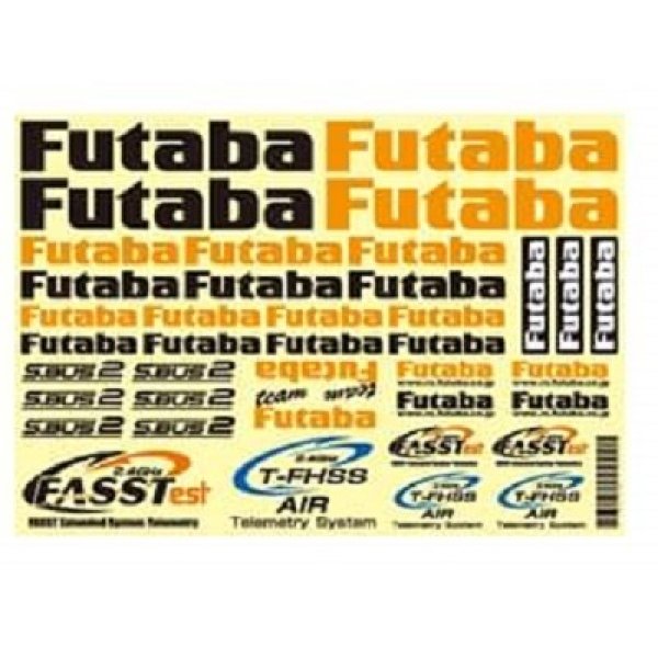 画像1: フタバ  (308628)   Futaba 空用 ステッカーシール【ネコポス便対応】   (1)