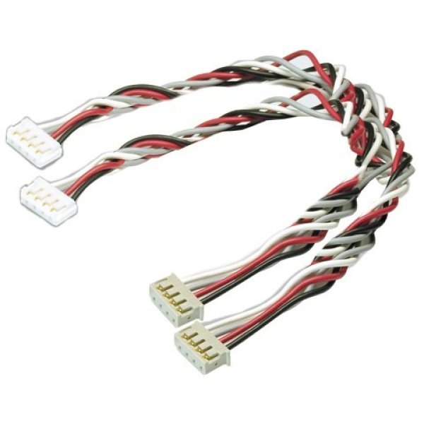 画像1: フタバ  (303852)  RS601CR用 リードハーネス (100mm) ２本入【ネコポス便対応】      (1)