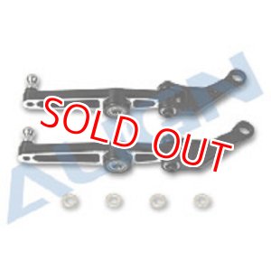画像: ALIGN 550E専用/600CF/ESP/N専用  ワッシュアウトコントロールアーム 黒 メタル製【クリックポスト対応】  