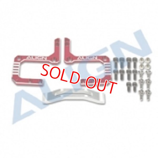 画像1: ALIGN 700E DFC/800E PRO/800F3C用  フレーム強化プレート＆ブレース ASSY メタル製     