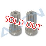 画像: ALIGN BL600L/XL用  ピニオンギア 11T/M0.7/Φ5.0/平歯    