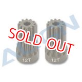 画像: ALIGN BL600L/XL用   ピニオンギア 12T/M0.7/Φ5.0/平歯     
