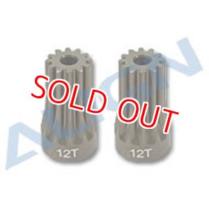 画像: ALIGN BL600L/XL用   ピニオンギア 12T/M0.7/Φ5.0/平歯     