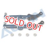 画像: ALIGN 550E専用/CF/ESP/N専用  ワッシュアウトコントロールアーム　メタル製（青）【クリックポスト対応】